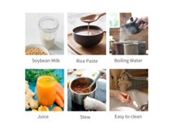 Máquina Multifuncional Para Hacer Leche De Soja De 350 Ml Con Acero Inoxidable, Batidora, Varillas Y Olla Para Bebés Y Alimentos.