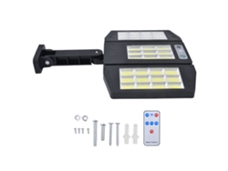 Rebe-lámpara Solar De Pared Con Sensor De Movimiento Y Control Remoto Ip65 Impermeable Para Jardín Y Calle Exterior
