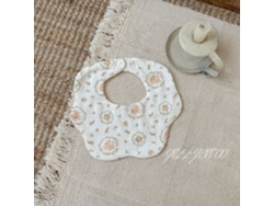 Babero Para Recién Nacidos – Lindo Diseño De Osito, Babero De Gasa De Algodón Puro De 6 Capas (anti-regurgitación) – Estilo 4