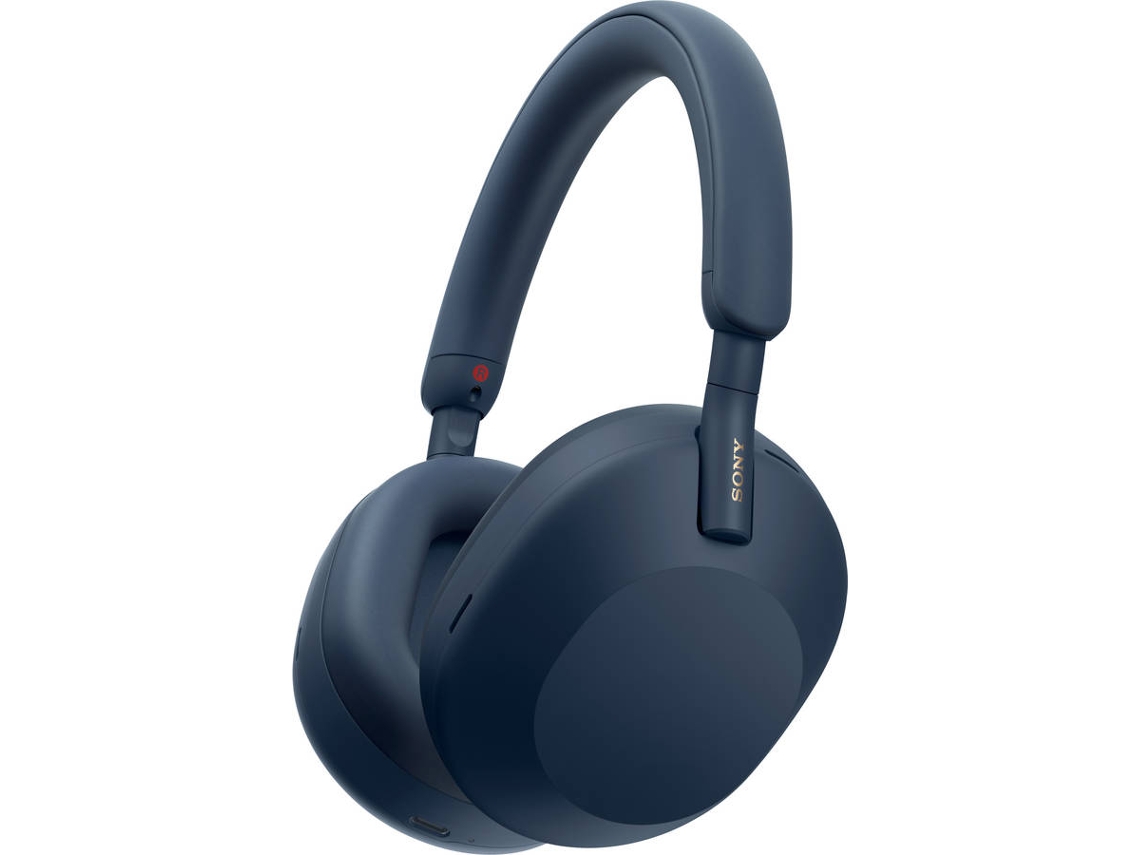 Auriculares Bluetooth Sony Wh 1000xm5 Headband Premium (Over Ear - Micrófono - Cancelación De Ruido - Azul)