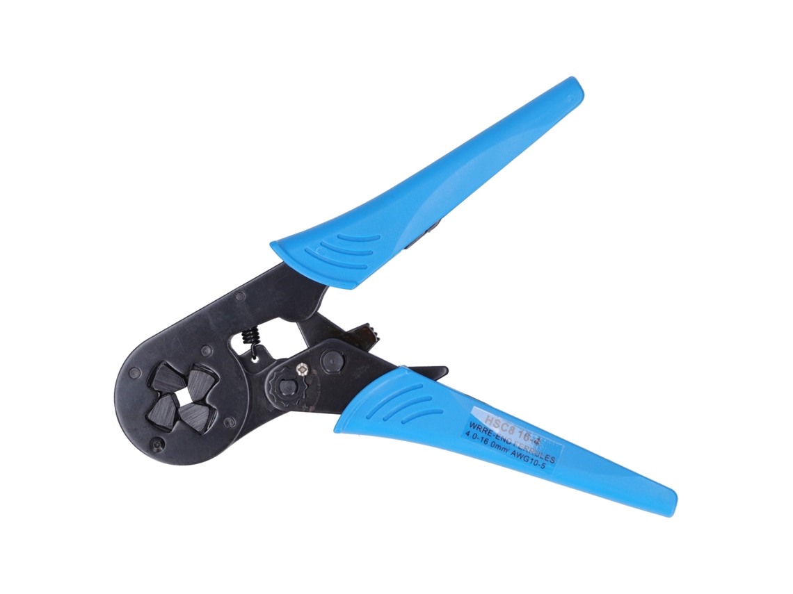 Mini Alicates De Crimpado Autoajustables Hsc8 16-4 Con Mango Ergonómico, Herramienta Manual Industrial.