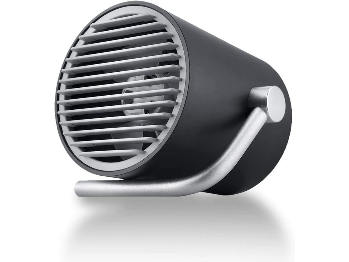 Mini Ventilador Usb Ultrasilencioso 2025 - Portátil Con Tecnología Turbo, Inclinación De 180° Y 2 Velocidades (negro)