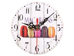 Reloj de pared redondo de estilo artístico europeo, fabricado en MDF, modelo 2026, para la decoración del hogar y la oficina.