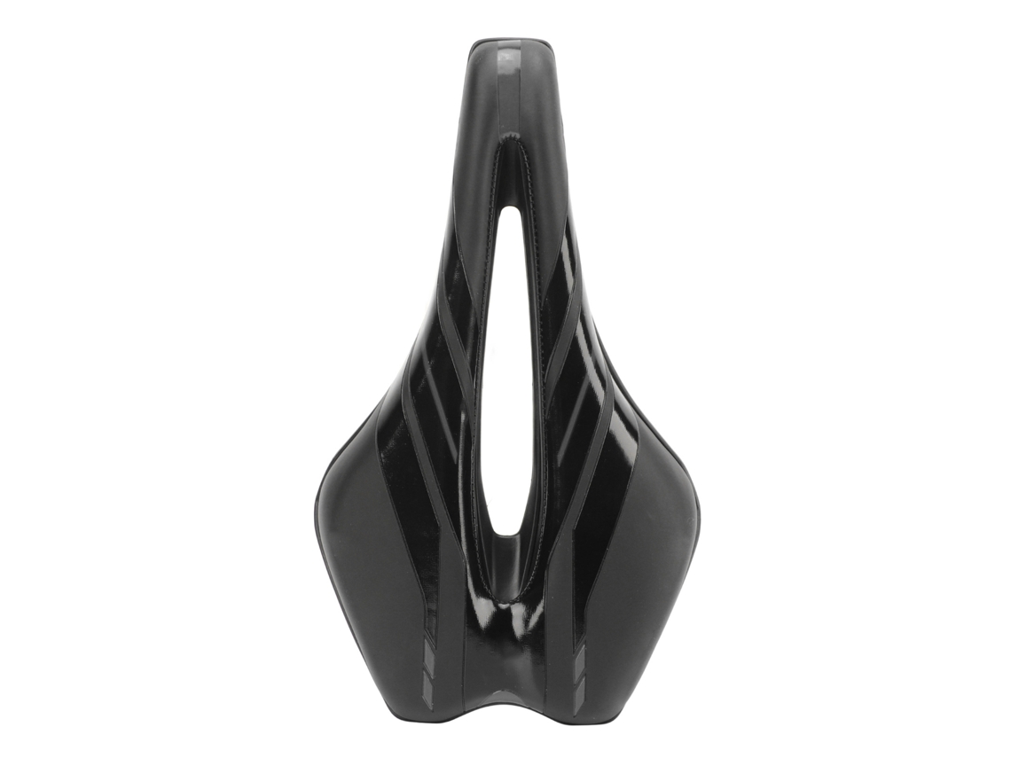 Asiento Universal Negro De Bicicleta De Montaña Con Cojín Suave, Hueco, Transpirable Y De Rebote Lento.
