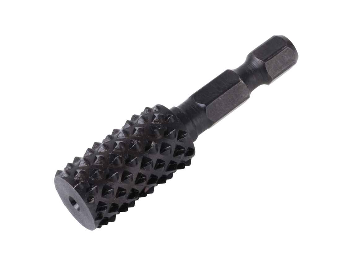 Wolfcraft 4376000 - 1 Escofina De Perfil Para Madera Cil. Hexagonal Ø 13 X 22 Mm