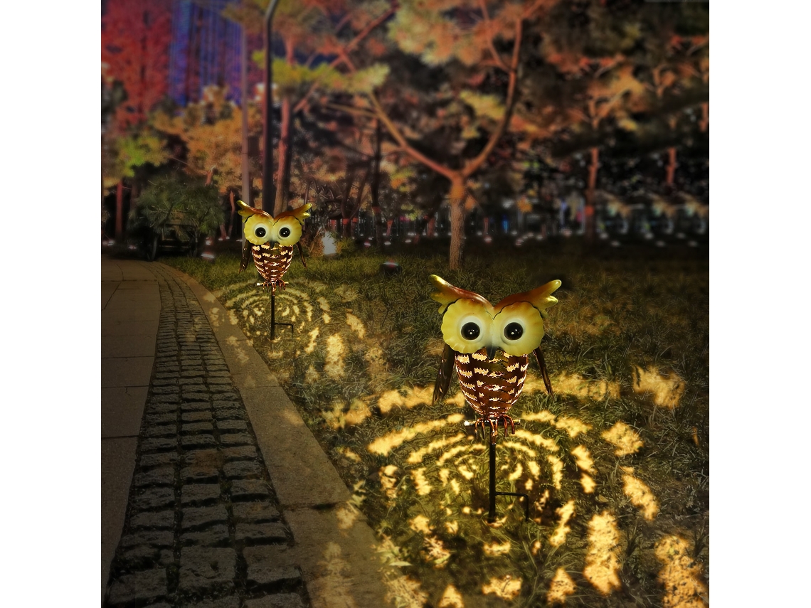 2026-lámpara De Búho Solar Con Pica Led Decorativa Para Jardín, Camino, Patio Y Paisaje Tomshine