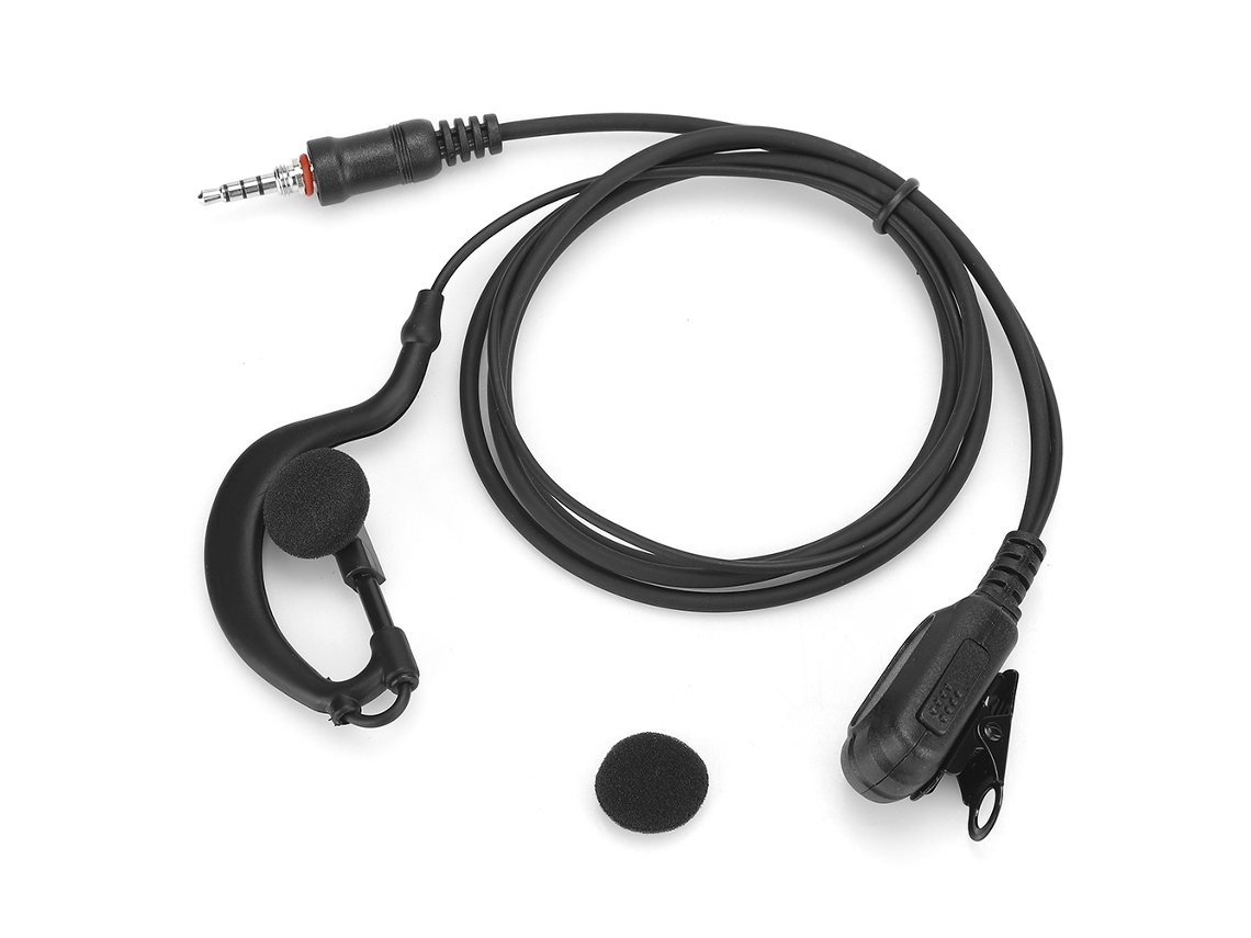 Auricular Impermeable Con Gancho Para La Oreja Para Radio Bidireccional Icom Ic M33/m25/m34