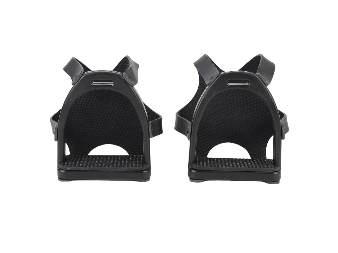Estribo Para Caballo Antivuelco De 2 Piezas Con Cubierta De Malla, Material De Resina, Seguro Para Equitación.