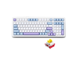 Teclado Mecánico Inalámbrico Aula F99 Con Montaje De Junta Y Conectividad De Tres Modos, Teclado Para Juegos De 99 Teclas Con Bajo Retardo Y Efecto D