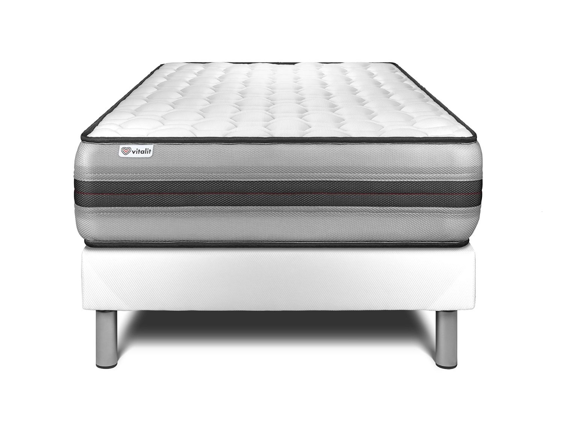 Canapé de Matrimonio Vitalpower Recover Altura VITALIT Espuma con memoria Blanco (90x190)