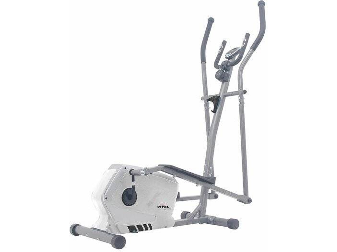 Bicicleta Elíptica VITAL GYM E6 (Gris - 148 x 127 x 60 cm - Hasta: 105 Kg)
