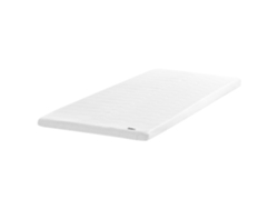 Protector de cama Beliani Frosty Gel blanco 90x200x6