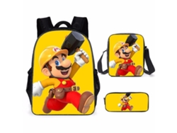 Conjunto de mochila para estudiantes Mario14 (conjunto de tres piezas)*