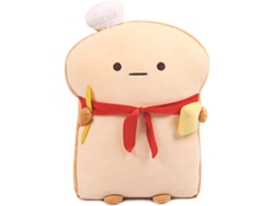 Divertido Cojín De Peluche Con Forma De Pan Tostado, Pequeño Y Bonito, Para Tapizar El Sofá, Color Marrón.