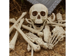 28 huesos de esqueleto decorativos para Halloween