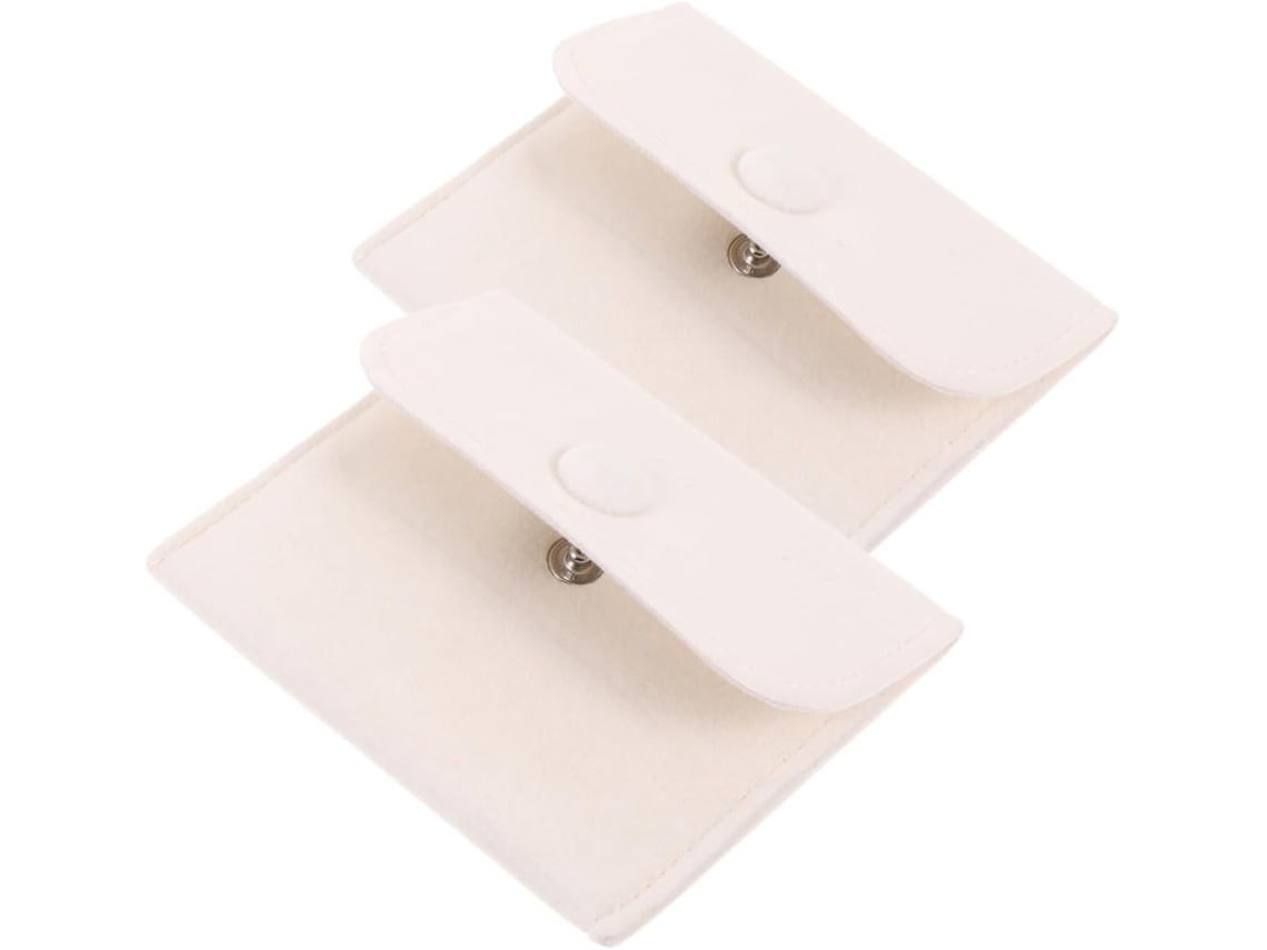 Estuches de tela GOKOCO con cordón para joyas y viajes.