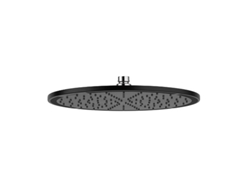 Ducha de techo Qa Disco, Ø 300 mm, 6433087 00, color negro mate/cromo Kludi