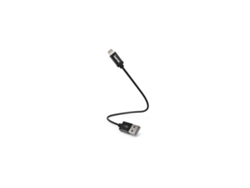 Cable adaptador de USB a Lightning de 20 cm - Negro - HAMA