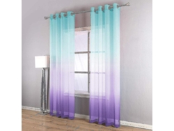 2026-cortinas De Grommet Transparentes Estilo Moderno Con Degradado De Lino Para Salón Y Dormitorio