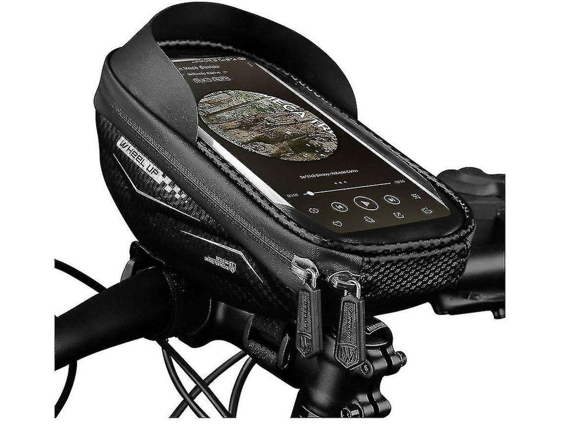Bolsa Teléfono Bicicleta Ipx8 Pantalla Táctil Negra Yizhood