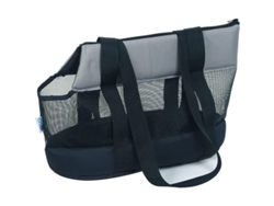 2026-bolsa Transporte Mascotas, Malla Transpirable Bolso Mano Hombro Viaje Grande Capacidad Para Perros Gatos Pequeños Negro Gris-l