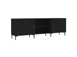 Mueble TV 150x30x50 cm Derivados de Madera Negro MAISON EXCLUSIVE
