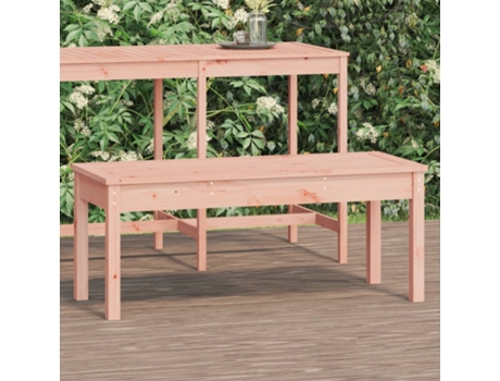 Banco De Jardín VIDAXL Marrón Madera (109x44x45 cm)