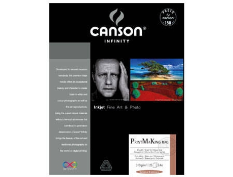 Papel de Impresión CANSON 1236111007 (A3 - 25 Hojas)