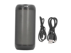 Altavoz Bluetooth negro, resistente al agua y al polvo, con luz ambiental, portátil para exteriores y viajes, Yunzii