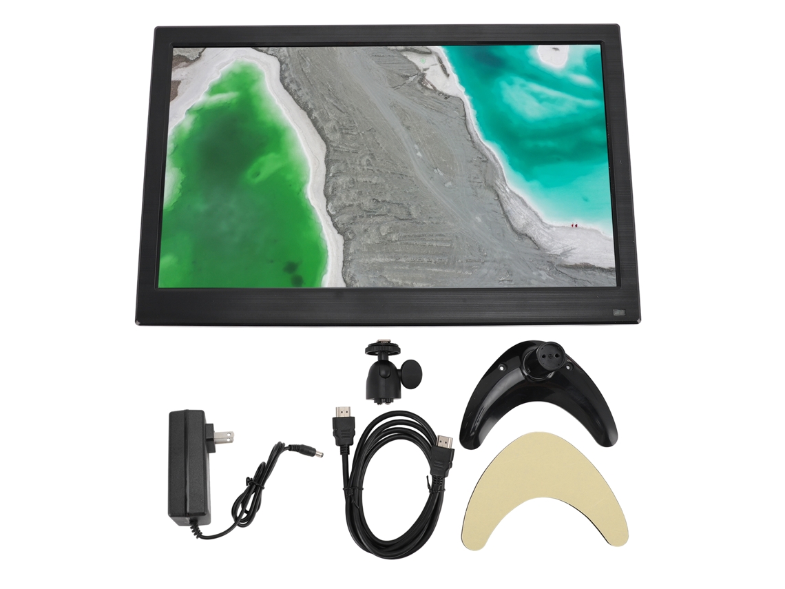 Monitor Externo (pantalla Hd, Compatible Con Múltiples Interfaces) Monitor Externo Hd De 13.3 Pulgadas 1920*1080 Bnc/av/vga/usb/mic/aux
