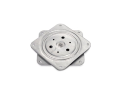 Emuca Base Giratoria Giro 4, 100kg, Acero, Cincado