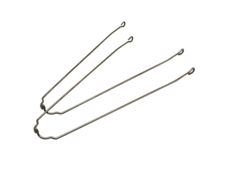 Par de varillas de acero inoxidable para guardabarros P2R 700X35