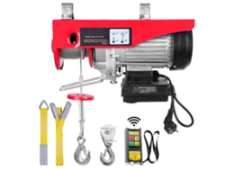 Polipasto eléctrico Succebuy de 250 kg con control remoto inalámbrico, 510 W, 220 V