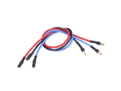 Juego De 3 Cables De Silicona Para Controlador De Velocidad Eléctrico (esc) De Motor, 30 Cm, Con Conector Banana De 3,5 Mm.