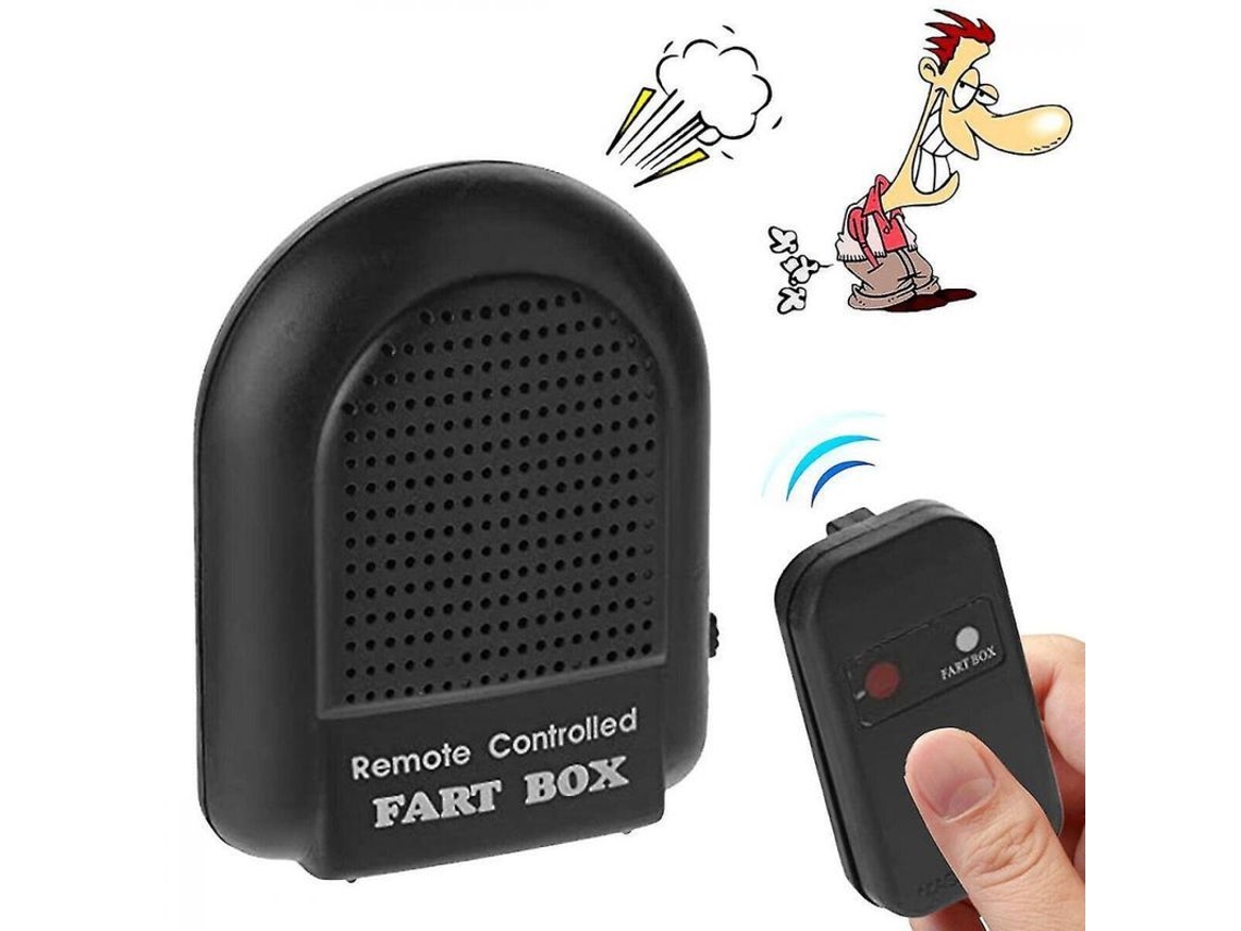 Máquina De Pedos Electrónica Con Control Remoto Caja Sonidos Diversión Familiar Vze