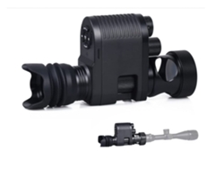 Câmera Digital De Visão Noturna Monocular Para Escuridão Completa 720p Hd Caça Infravermelho Mira De Fuzil De Visão Noturna Preto Facpoet
