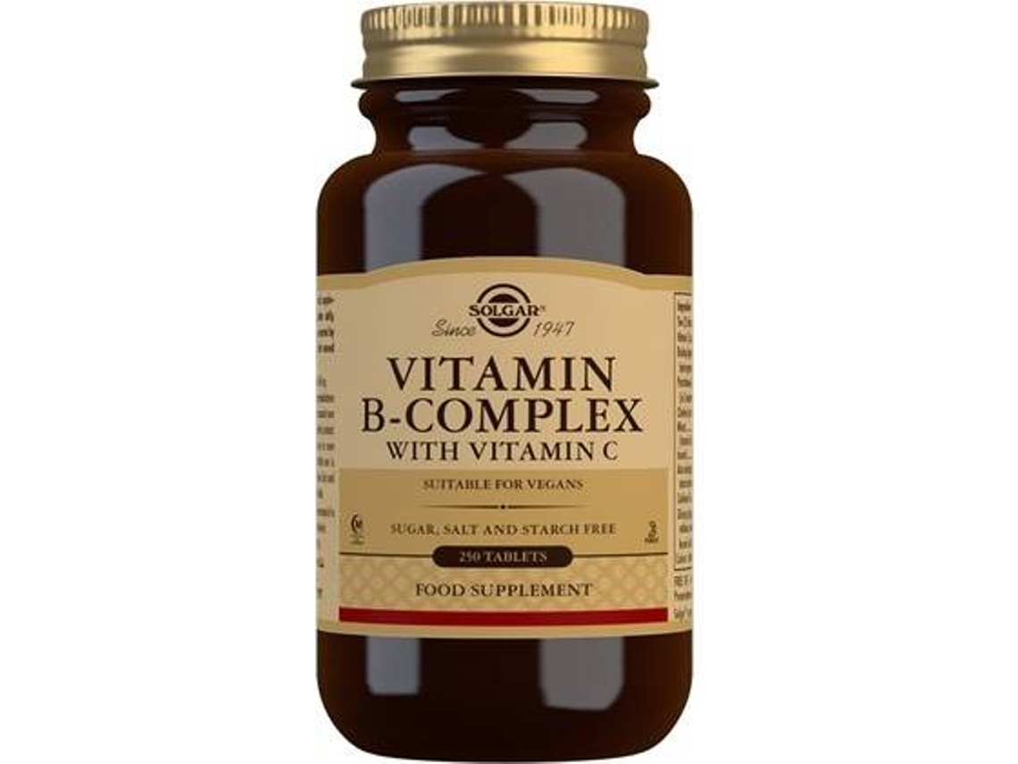 Complemento Alimentar SOLGAR Vitamina B Complex Com Vitamina C (250 comprimidos)