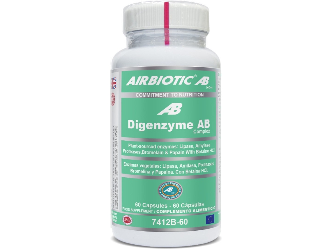 Complemento Alimentar AIRBIOTIC Digenzyme Ab Complexulas