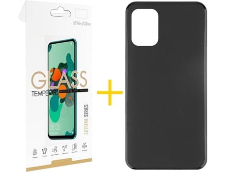 Kit Funda + Protector de Pantalla Xiaomi Mi 11 5G Lite SKYHE Liso Negro