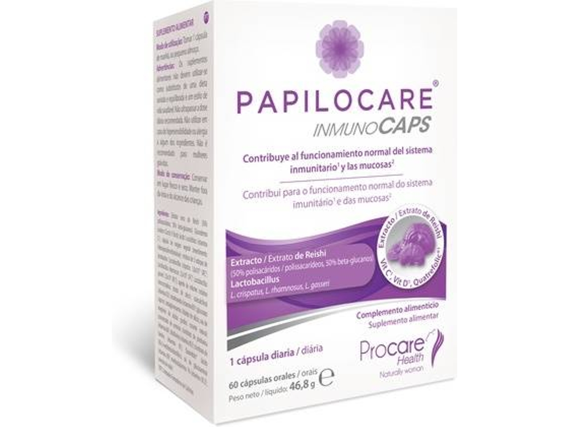 Complemento Alimentar PROCARE HEALTH Imunocaps De Papilocare (30 cápsulas)