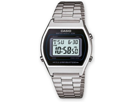 Reloj Digital CASIO Vintage Hombre (Acero y Resina - Plateado)
