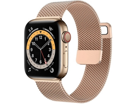 Correa Apple Watch Series 6 - 44mm PHONECARE Milanese Loop Rosa Dorado