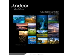 Filtro Nd Ajustable 52mm Nd2-nd400 Para Cámara, Lente De Vidrio Óptico, Accesorios De Fotografía