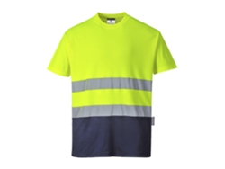 Camiseta De Alta Visibilidad Cotton Comfort - Manga Corta Amarillo Marino / Xxl