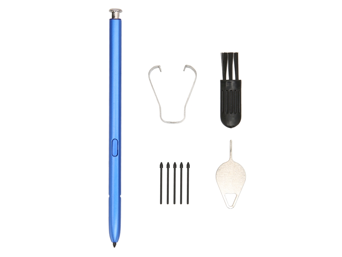 Lápiz Táctil Para Samsung Galaxy Note 10 Lite Azul Con Puntas De Repuesto Y Pinzas.