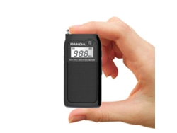 Radio FM/AM, Radio de doble banda, Antenas, Emisoras, Receptores digitales, Radio, Reproductores de música MP3/WMA, Minialtavoces Ushion (Negro)