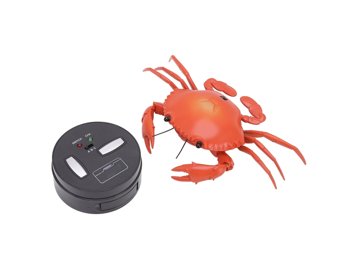 2026-juguete Cangrejo Rc Educativo Simulado Animales Marinos Eléctrico Modelo Animal Regalo Cumpleaños Niños Rojo