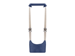 Arnês Para Aprendizagem De Andar Bebê Algodão Respirável Com Tração Manual Capacidade 20kg Azul Marinho