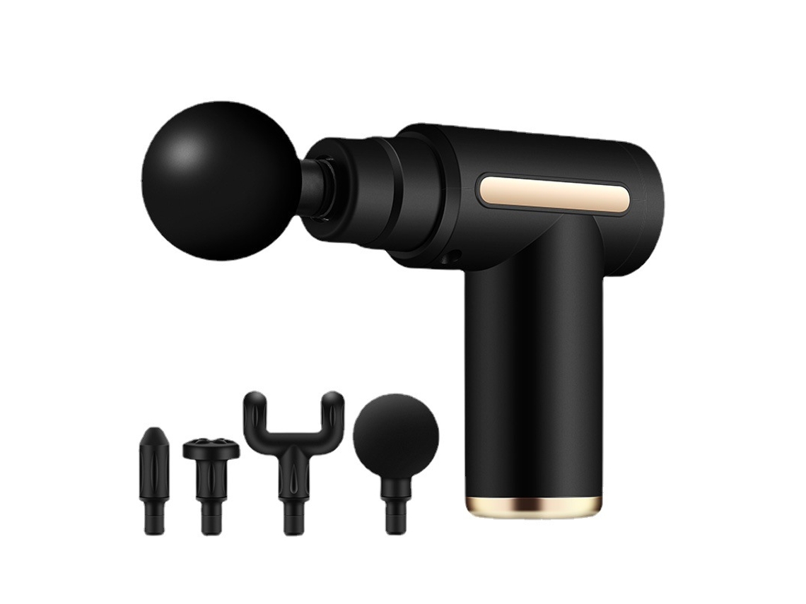 (negro) Mini Pistola De Masaje Fascial Inalámbrica, Dispositivo De Masaje Para Relajación Muscular, Masajeador De Fascia Cervical