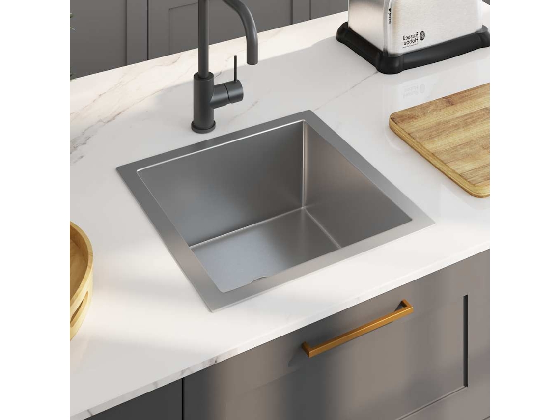 Lavavajillas de cocina de acero inoxidable hecho a mano DKD HOME DECOR